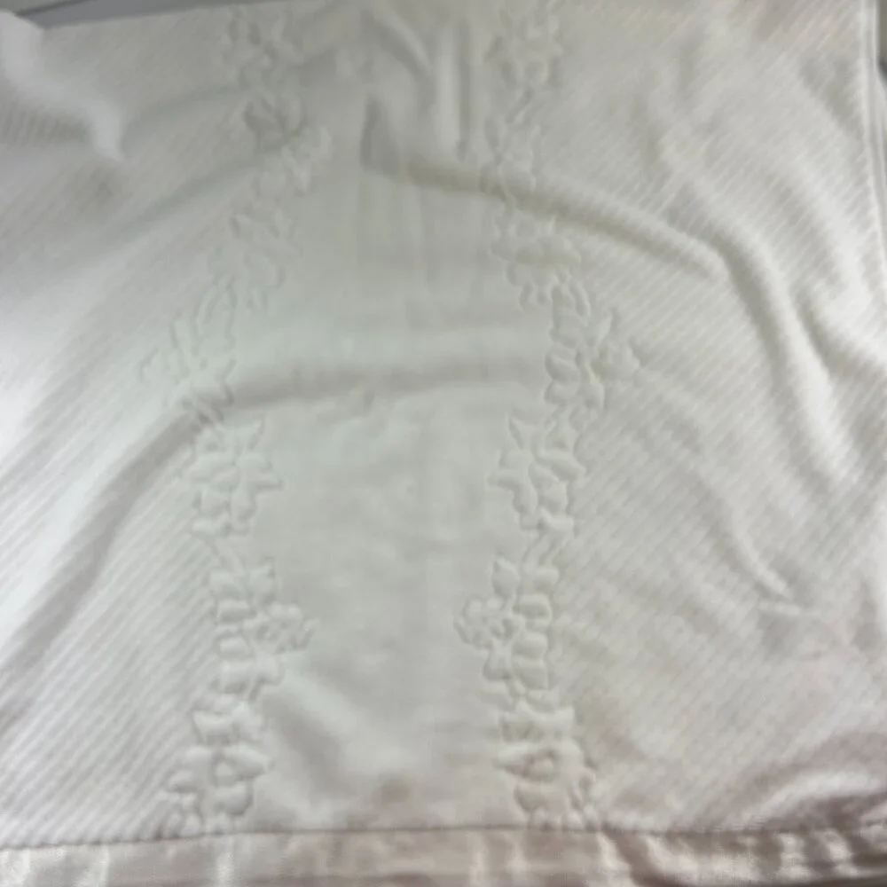 Venus White Velour Towel Set of 3 Bath Hand Washcloth Cotton